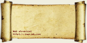 Emilija Trakilović vizit kartica